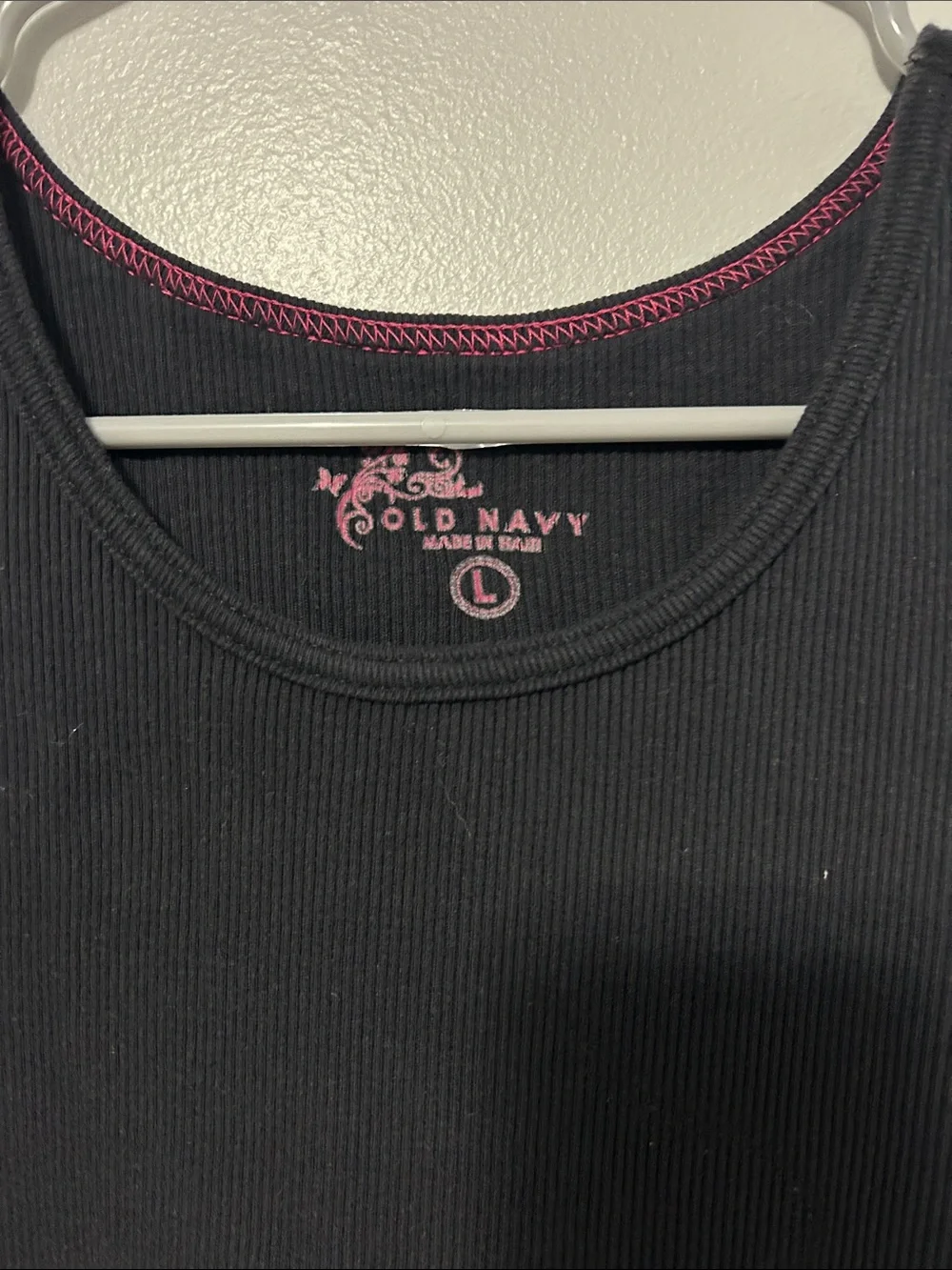 Old Navy Black Ribbed Tank Top - Women's Slim Fit Layering Tank